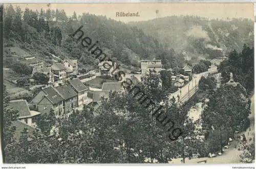 Rübeland - Verlag Fr. Rose Wernigerode - gel. 1913