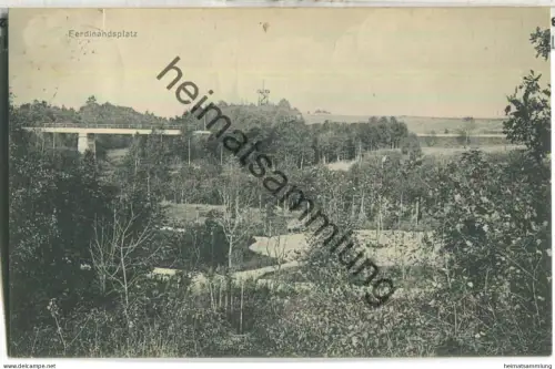 Bad Lausick - Ferdinandsplatz - Verlag Max Schindler Lausigk - gel. 1909