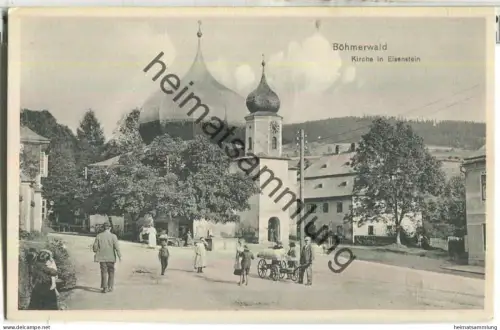 Zelezna Ruda - Markt Eisenstein - Kirche - Zelezna Ruda - Verlag J. S. Kr. 1910 Nr. 463