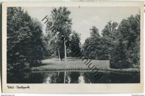 Sowetsk - Tilsit - Stadtpark - Verlag Schöning & Co. Lübeck