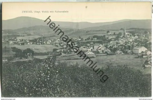 Zwiesel mit Falkenstein ca. 1910
