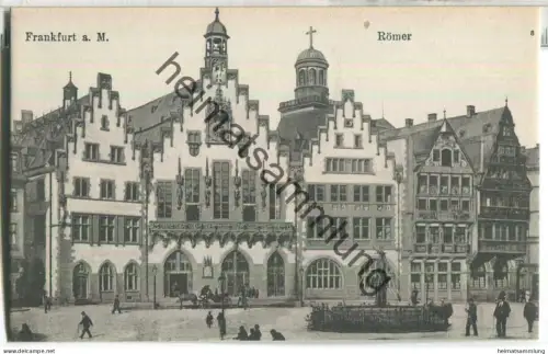 Frankfurt am Main - Römer - Verlag Frankfurter Lichtdruckanstalt ca. 1910