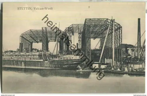Stettin - Szczecin - Vulkan Werft ca. 1910