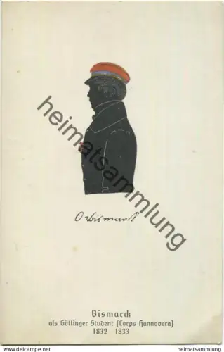 Bismarck als Göttinger Student - Corps Hannovera 1832 - 1833 - Verlag Ernst Marquard 1938