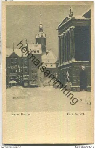 Neues Theater - Fritz Brändel - Verlag Johannes von Schalscha-Ehrenfeld Leipzig ca. 1900