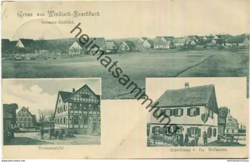 Windisch-Brachbach - Strassenbild - Handlung von Georg Hofmann - gel. 1910