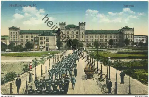 Heilbronn - Kaserne - Feldpost gel. 1915