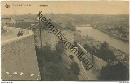 Namur - Citadelle - Panorama - Feldpost Maschinengewehr-Kompanie - gel. 1916