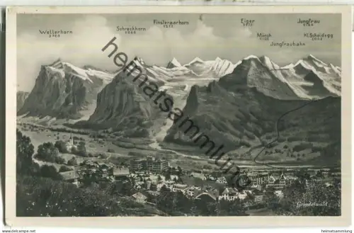 Grindelwald - Foto-Ansichtskarte - Verlag Schild-Bichsel Brienz
