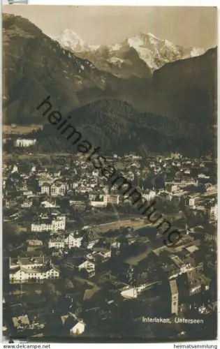 Interlaken - Unterseen - Verlag Schild-Bichsel Brienz - gel. 1929