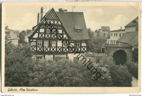 Gössnitz - Altes Pfarrhaus - Verlag Erhard Neubert Karl-Marx-Stadt - gel. 1957