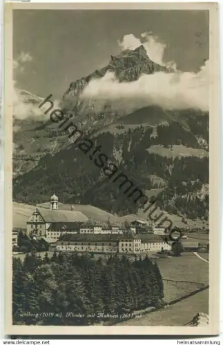 Engelberg - Kloster mit Hahnen - Foto-Ansichtskarte - Edition Photoglob Zürich