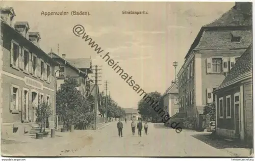 Appenweier - Strassenpartie - Verlag Otto Ebner Appenweier - Feldpost gel. 1917