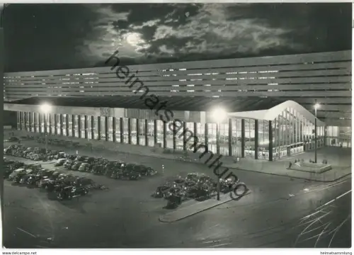 Roma - Stazione Termini - Notturno - Terminus-Bahnhof - Nachtansicht - Foto-Ansichtskarte