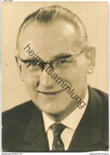 DDR - Paul Verner - Mitglied des Politbüros - VEB Bild und Heimat Reichenbach 1964