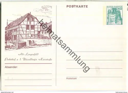 Privatganzsache Bund - Alt-Langenfeld - Probsthof