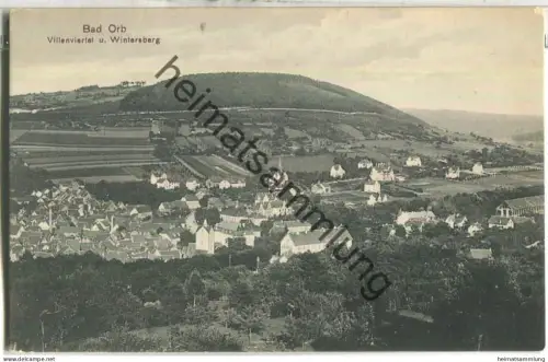 Bad Orb - Villenviertel und Wintersberg - Verlag L. Klement Frankfurt