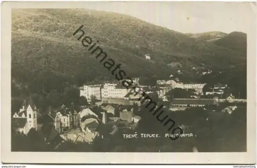 Trenc Teplice - Panorama - Foto-AK - Verlag Foto Tatra Trencin gel. 1928