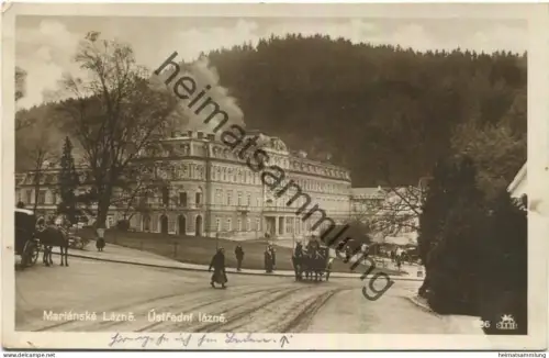 Marianske Lazne - Ustredni Lazne - Marienbad - Foto-AK gel.