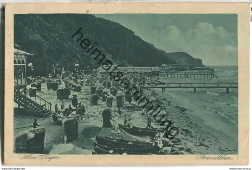 Sellin - Strandleben - Verlag Julius Simonsen Didenburg - gel. 1924