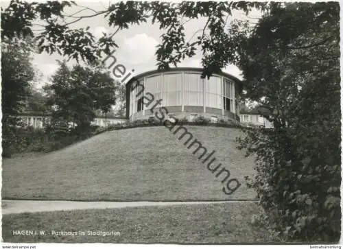 Hagen - Parkhaus im Stadtgarten - Foto-AK Grossformat - Verlag Heinrich Koch Essen (E34676)