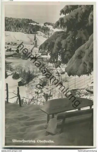 Oberstaufen - Foto-Ansichtskarte - Franckh-Verlag Stuttgart - gel. 1937