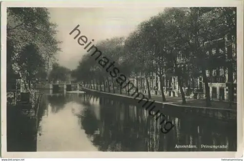 Amsterdam - Prinsengracht - Foto-AK gel. 1929