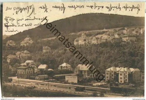 Bad Gottleuba - Eisenbahn - Verlag Alwin Keil Dresden - gel. 1928