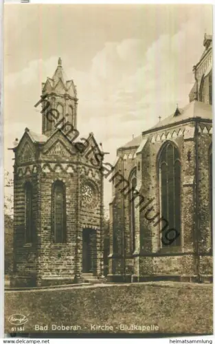 Bad Doberan - Kirche - Blutkapelle - Foto-Ansichtskarte - Verlag Joh. Bitter Doberan