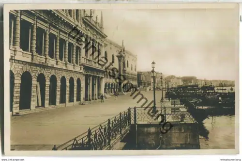 Venezia - Mole dal giardino - Foto-Ansichtskarte 20er Jahre