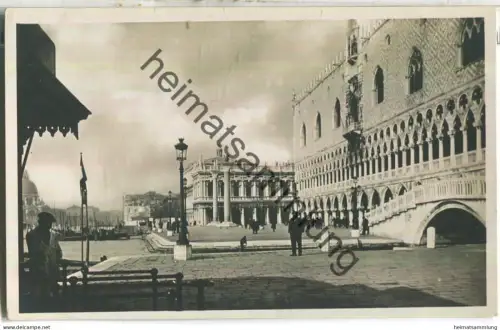 Venezia - Prospetto Palazzo Ducale - Foto-Ansichtskarte 20er Jahre