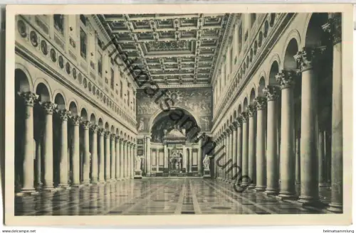 Roma - Basilica di S. Paolo fuori le mura - Foto-Ansichtskarte Nr. 4514/4 20er Jahre