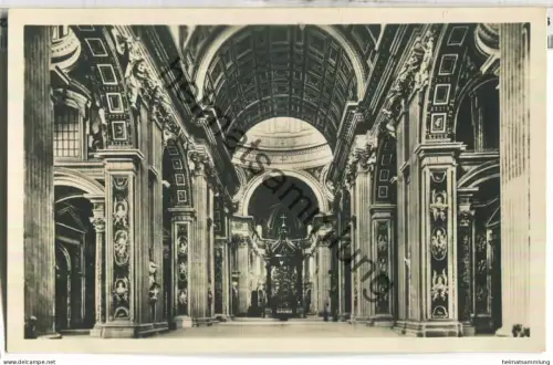 Roma - Basilica di S. Pietro - Foto-Ansichtskarte Nr. 4514/2 20er Jahre