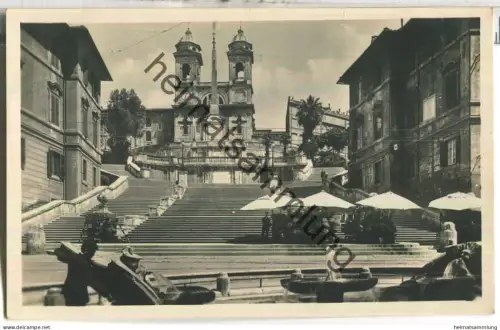 Roma - Chiesa della Trinita dei Monti - Foto-Ansichtskarte Nr. 4514/8 20er Jahre