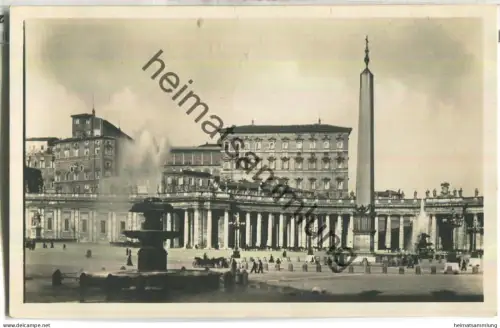 Roma - Piazza S. Pietro - Vaticano - Foto-Ansichtskarte Nr. 4514/17 20er Jahre