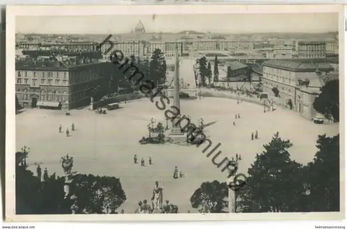 Roma - Piazza del Popolo - Foto-Ansichtskarte Nr. 4514-14 20er Jahre