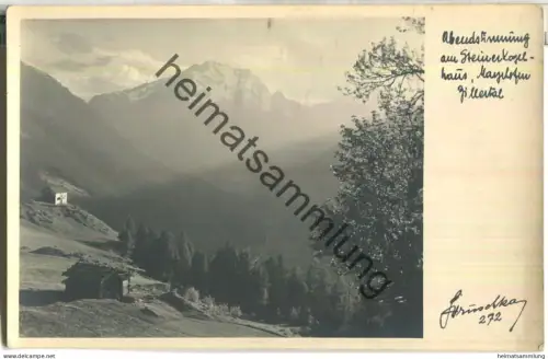 Mayrhofen - Steinerkoglhaus - Brandberg - Foto-Ansichtskarte - Verlag Hans Hruschka Mayrhofen