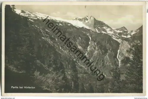 Partie bei Hintertux - Foto-Ansichtskarte - Verlag Vinz. Höfinger St. Pölten