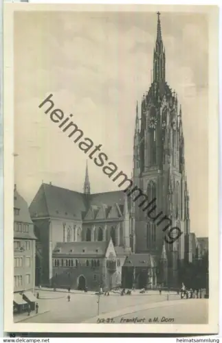 Frankfurt a. M. - Dom - Foto-Ansichtskarte - Verlag L. Klement Frankfurt