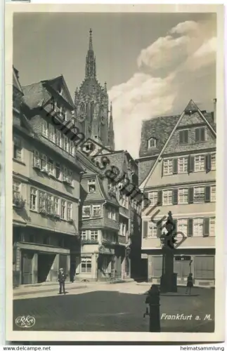 Frankfurt am Main - Saalgasse - Foto-Ansichtskarte - Verlag Emil Hartmann Mannheim