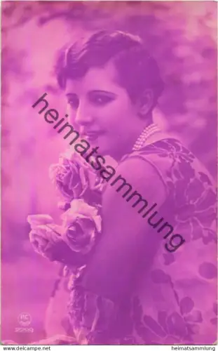 Junge Frau - Foto-AK - Verlag P-C Paris 2299 gel. 192.