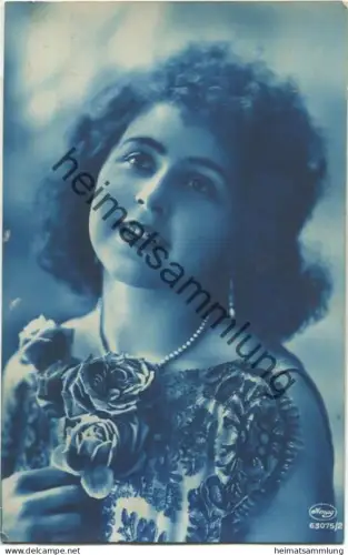 Frauenportrait - Foto-AK - Verlag Amag 63075/2 gel. 1925