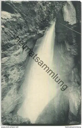 Trümmelbach - oberer Fall - Verlag Wehrli AG Kilchberg - gel. 1912