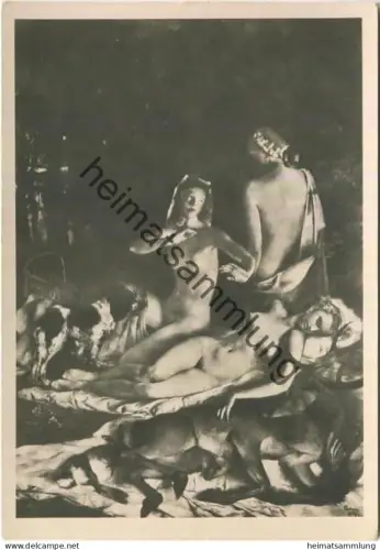 HDK520 - Schlafende Diana - Paul Math Padua - Verlag Heinrich Hoffmann Strassburg