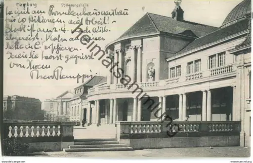 Hamburg - Vorlesungshalle - Verlag A. Bottner Hamburg - gel. 1912