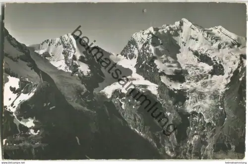 Fründenhorn und Doldenhorn - Foto-Ansichtskarte - Verlag E. Gyger Adelboden 40er Jahre