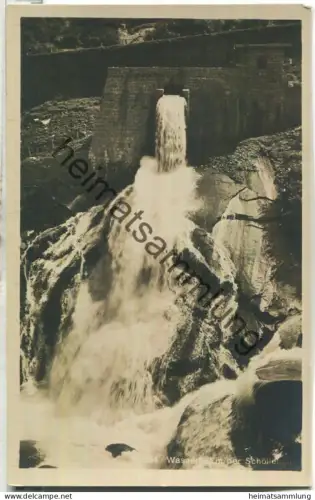 Wasserfall in der Schöllenen - Foto-Ansichtskarte - Verlag Wehrli AG Kilchberg