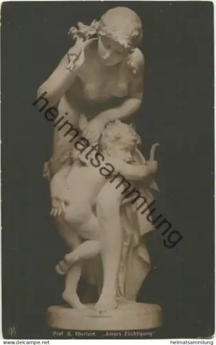 Amors Züchtigung - Prof. G. Eberlein - Verlag NPG Neue Photographische Gesellschaft Berlin-Steglitz