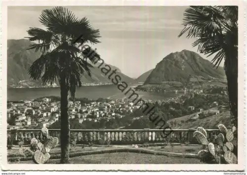 Lugano - Monte s Salvatore - Foto-AK Grossformat