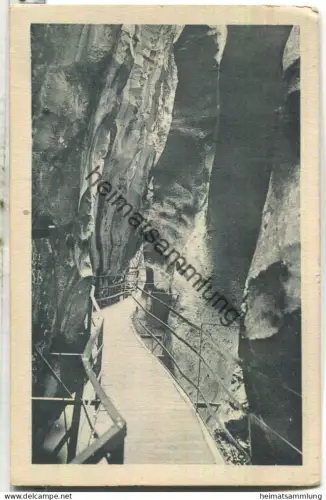 Aareschlucht bei Meiringen - Verlag Wehrli AG Kilchberg - gel. 1912